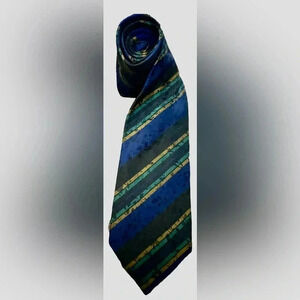 Kenzo striped silk tie
